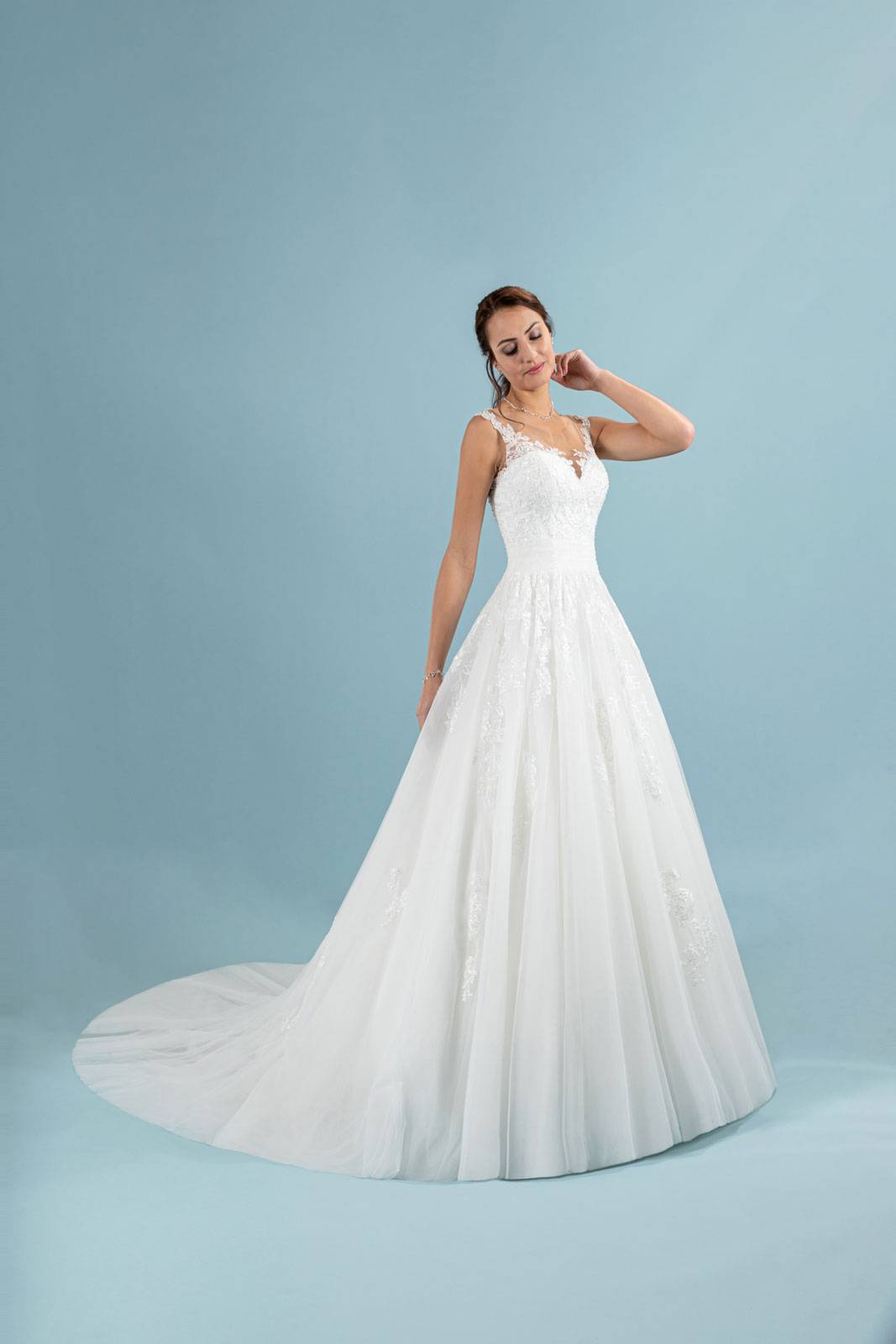 Robe de mariée Princesse Abigail de créateur Églantine