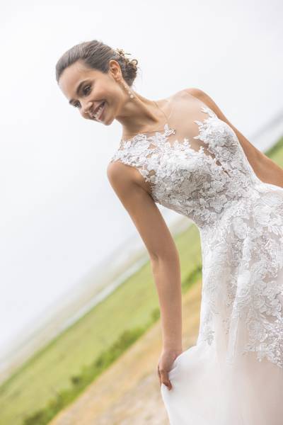 robe de mariée trapèze Lanzarote